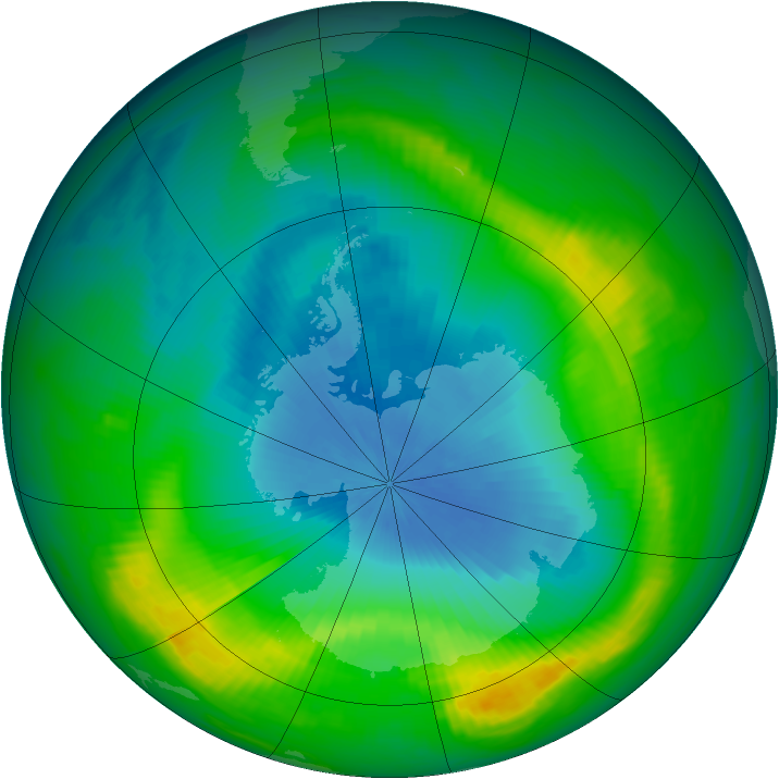 Ozone Map 1980-11-06